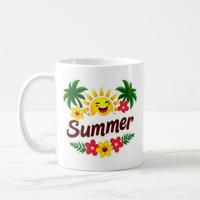 Sommer-Stimmungstasse Kaffeetasse (Links)