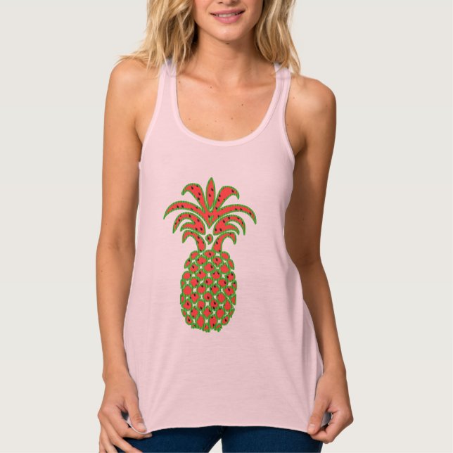 Sommer Strand bunt pinapa T - Shirt Design (Vorderseite)