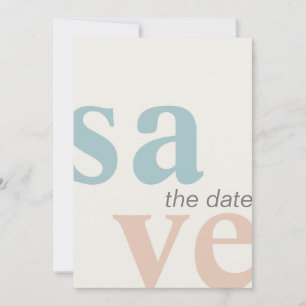 Sommer-Strand-Foto Save The Date