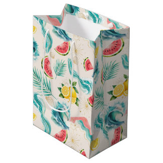 Sommer-Strand-Geschenktasche Mittlere Geschenktüte