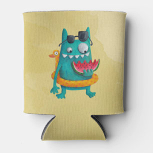 Sommer-Strand-Monster Dosenkühler