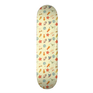Sommer-Strand-Muster Skateboard