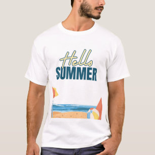 Sommer Strand T-Shirt Vintage Sommer Stimmung