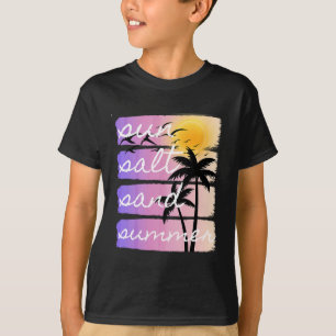 Sommer Strand Urlaub Salz Sonne Sand Sonnenunterga T-Shirt