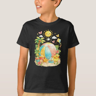 Sommer-Strandball-Abenteuer-Kinder-T-Shirt   Cute  T-Shirt
