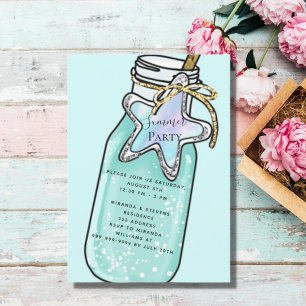 Sommer-Strandpoolparty Einladung