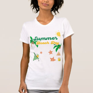 Sommer-Strandtag-T-Shirt | Tropisches Palmenbaum-T T-Shirt