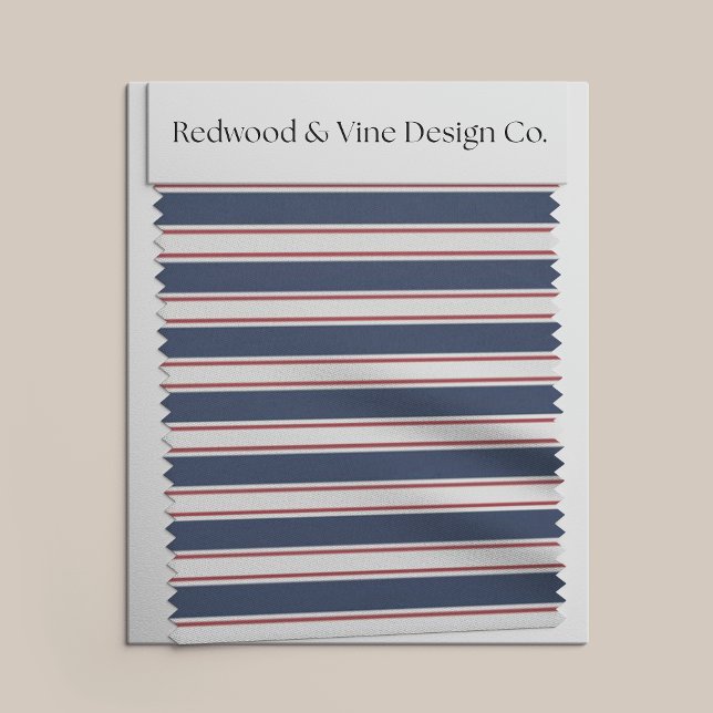 Sommer-Streifen der Marine, Rot und Creme Stoff (Von Creator hochgeladen)