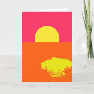 SOMMER SUNSET - Grußkarten der schönen Kunst Karte