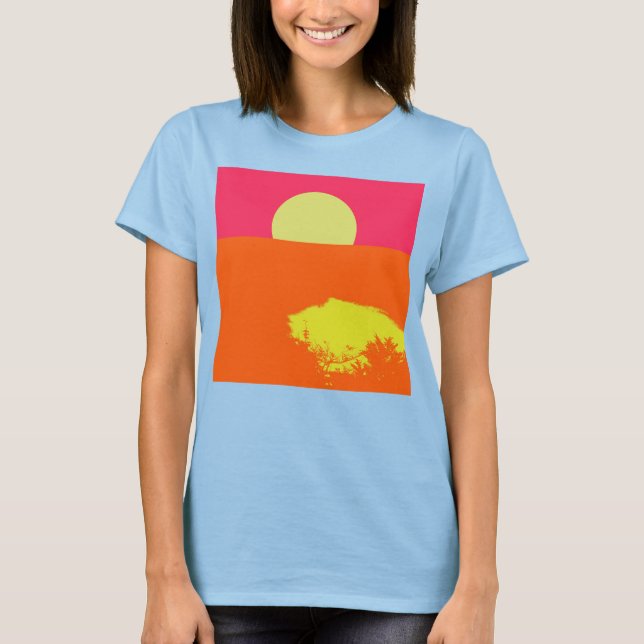 SOMMER SUNSET - T - Shirt der Kunst (Vorderseite)