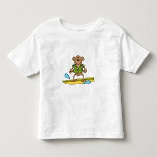 Sommer-Surfer-Affe Kleinkind T-shirt