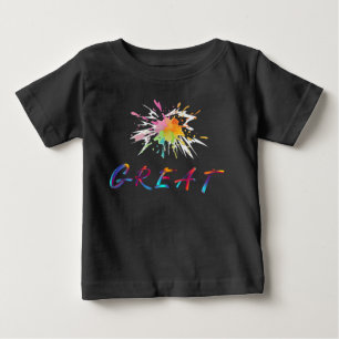 Sommer Süße Multicolor Splash Baby & Kinder T-shirt