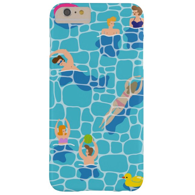 Sommer-Swimmingpool-Entwurfs-Telefon-Kasten Case-Mate iPhone Hülle (Rückseite)