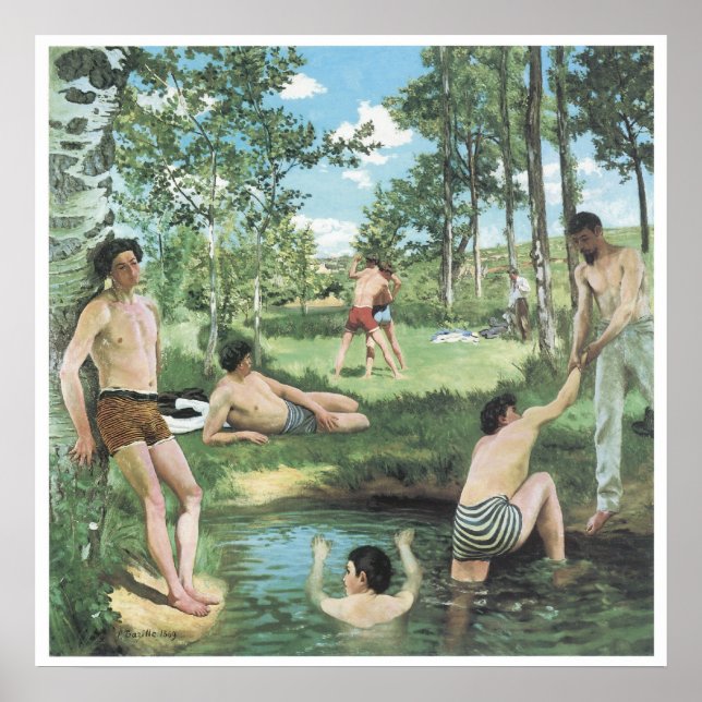 Sommer Szene, 1869 Poster (Vorne)