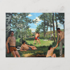 Sommer Szene, 1869 Postkarte