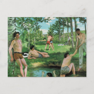 Sommer Szene, Frédéric Bazille Postkarte