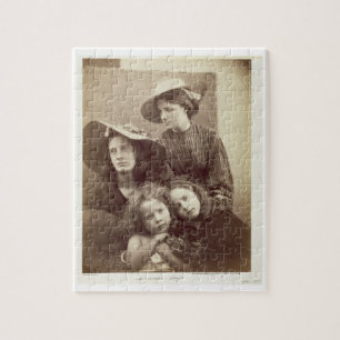 Sommer-Tage, c.1866 (Albumendruck von einem Puzzle