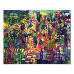 "Sommer-Tanz-" Acrylkunst-Druck Fotodruck