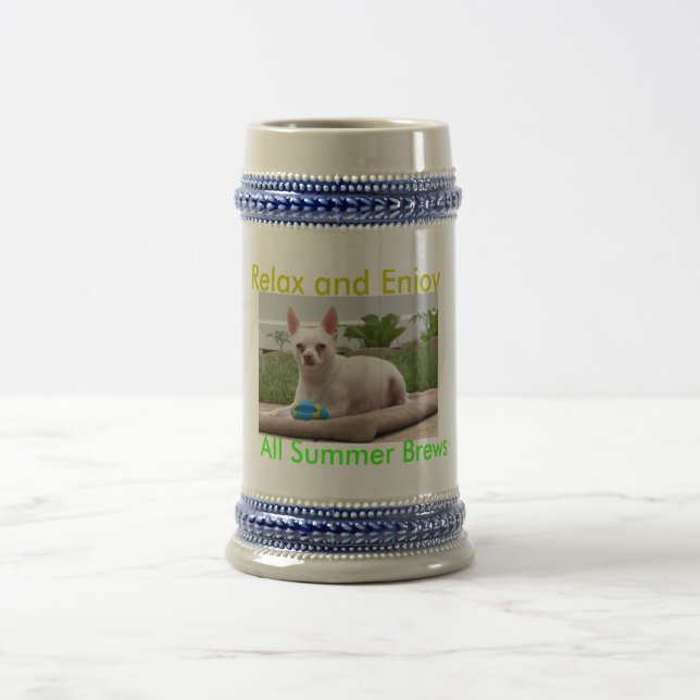 Sommer-Tassen-Getränk und genießen, alle Bierglas (Mittel)