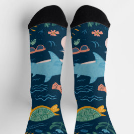 Sommer-Tier-Crewsocken-Geschenk Socken
