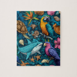 Sommer-Tiere Strand Puzzle-Geschenk Puzzle