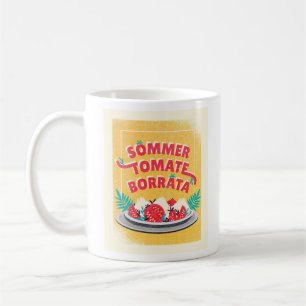 Sommer Tomate Borratta Kaffeetasse