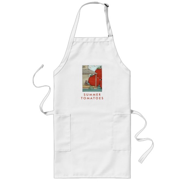 Sommer-Tomaten Lange Schürze (Vorne)