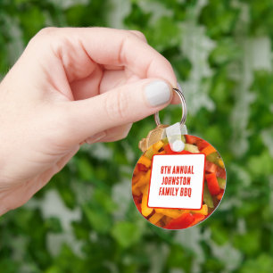 Sommer Treffen Paprika Foto Familienzusammenkunft  Schlüsselanhänger