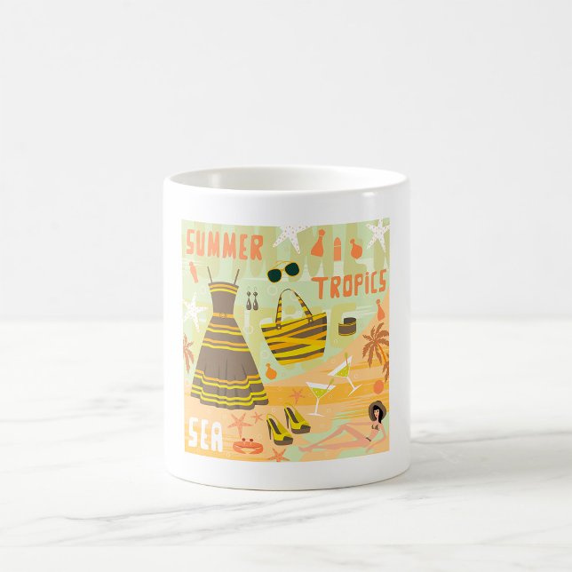 Sommer-Tropen Kaffeetasse (Von Creator hochgeladen)