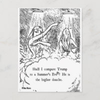 Sommer Trumps Postkarte