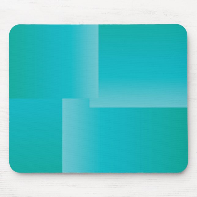 Sommer Türkis Gradient Mousepad (Vorne)