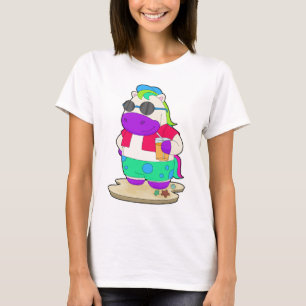 Sommer über Pferdeschlittengetränke T-Shirt