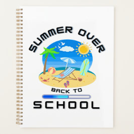 Sommer über: Zurück zur Schule Planer