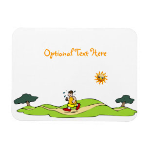 Sommer-Übungs-lustiger flexibler Magnet