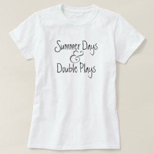 Sommer- und Baseball-T-Shirt T-Shirt
