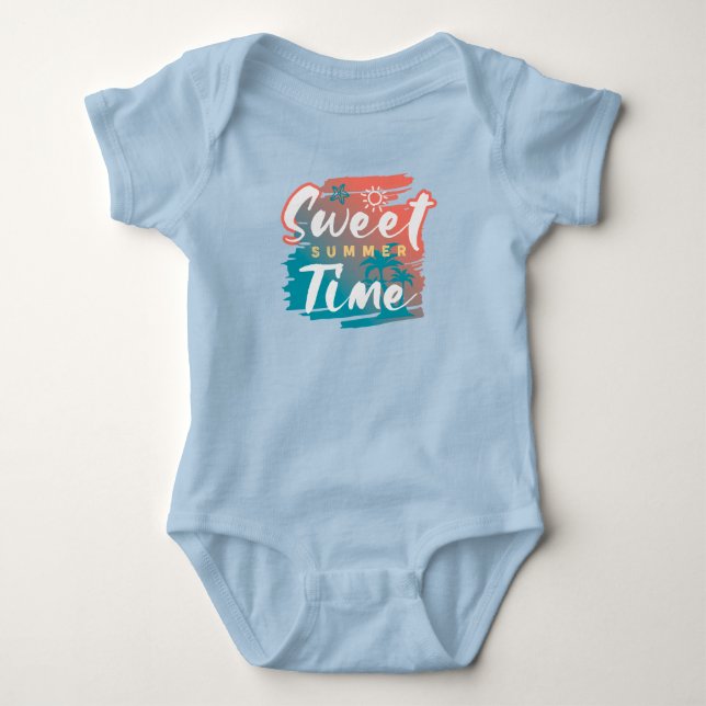 Sommer- und Strandverallgemeinerung Baby Strampler (Vorderseite)