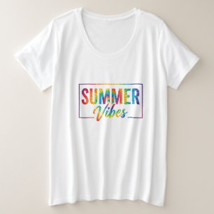 SOMMER Vibes Krawatte-Dye T - Shirt - Farbiger Reg