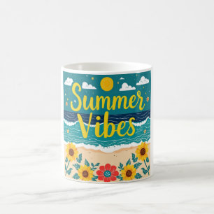Sommer-Vibes-Ozean-Tasse Kaffeetasse