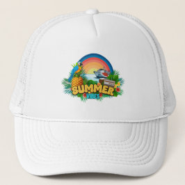 Sommer-Vibes-Strand Truckerkappe