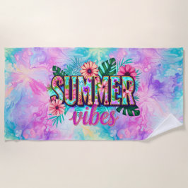 Sommer Vibes Strandtuch