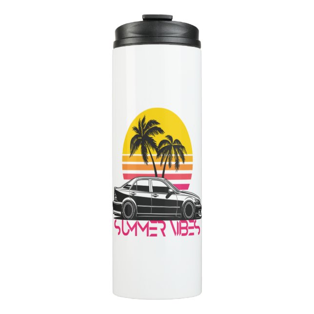 Sommer-Vibes Thermosbecher (Vorderseite)