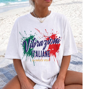 Sommer Vibrazioni Italiane T-Shirt Reise Tshirt