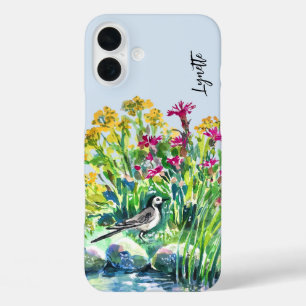 Sommer, Waggtail, wilde Blume iPhone 16 Plus Hülle