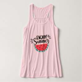 Sommer-Wassermelone genießen Tank Top