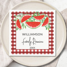 Sommer-Wassermelonen-Familientreffen