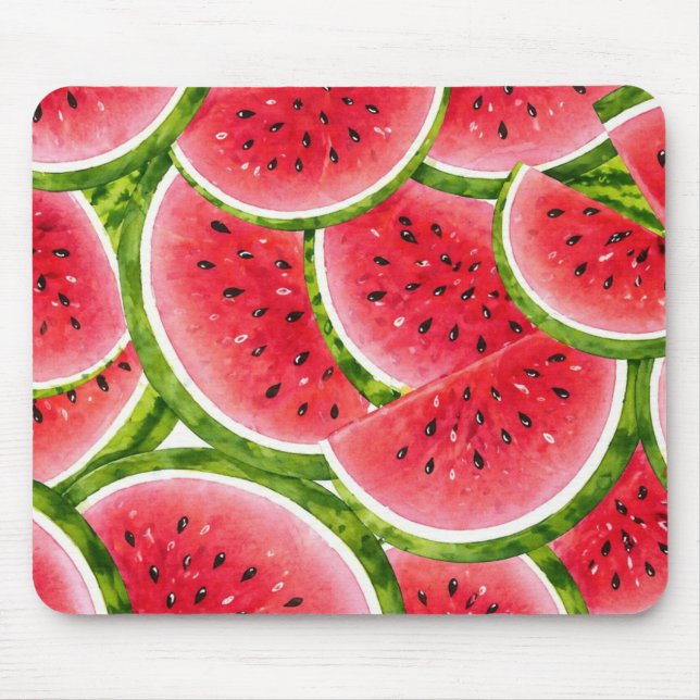 Sommer Wassermelonen Muster Mauspad (Vorne)