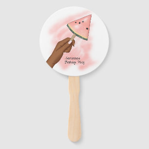Sommer-Wassermelonen-Strandparty Fächer