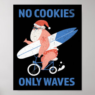 Sommer-Weihnachtsmann Weihnachten im Juli Poster