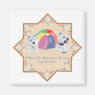Sommer Westies Sandy Magnet