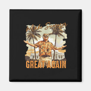 Sommer wieder groß Hawaii Beach Funny Trump V Magnet